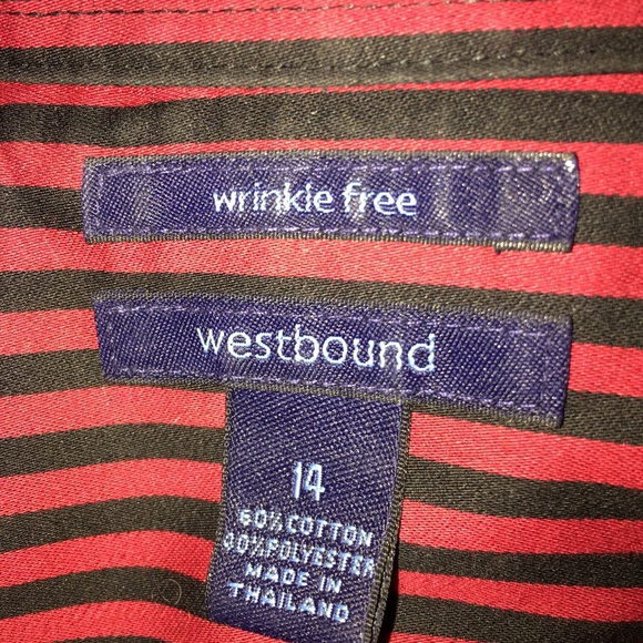 WRINKLE FREE STRIPED CUTE & COMFORTABLE TOP - Picture 4 of 6